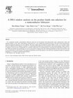 Research paper thumbnail of A DEA window analysis on the product family mix selection for a semiconductor fabricator