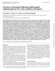 Research paper thumbnail of Ovarian cyst formation following GnRH agonist administration in IVF cycles: incidence and impact