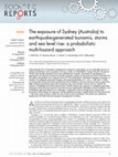 Research paper thumbnail of The exposure of Sydney (Australia) to earthquake-generated tsunamis, storms and sea level rise: a probabilistic multi-hazard approach