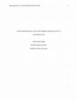 Research paper thumbnail of Culture-Based Education: Lessons from Indigenous Education in the U.S