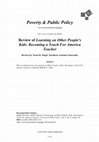 Research paper thumbnail of Book Review of Learning on Other People's Kids: Becoming a Teach For America Teacher