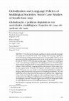 Research paper thumbnail of Globalization and language policies of multilingual societies: some case studies of south east Asia