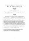 Research paper thumbnail of Sinologist Ernst Johannes Eitel's Hakka Studies: A Perspective of Missionary Ethnography