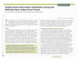 Research paper thumbnail of Twitter-based information distribution during the 2009 Red River Valley flood threat