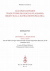 Research paper thumbnail of Giacomo Leopardi traduttore-filologo (e plagiario): rilievi sulla Batrachomyomachia, in AA.VV., Leopardi e la traduzione. Teoria e prassi. «Atti del XIII Convegno Internazionale di Studi Leopardiani (Recanati, 26-28 settembre 2012)», a c. di C. Pietrucci, Firenze (Olschki) 2016, 237-263.