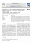 Research paper thumbnail of Characterization of the near-surface nanocrystalline microstructure of ultrasonically treated Ti-6Al-4V using ASTAR™/precession electron diffraction technique