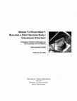 Research paper thumbnail of Where to From Here?: Building a First Nations Early Childhood Strategy – A Dialogue Initiative Undertaken by the Assembly of First Nations Discussion Paper