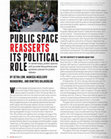 Research paper thumbnail of Public Space Reasserts its Political Role