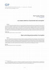 Research paper thumbnail of Las compras abiertas y la prevención de la corrupción  / Open contracting and prevention of corruption