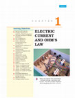 Research paper thumbnail of ELECTRIC CURRENT AND OHM'S LAW