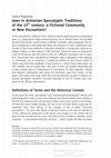 Research paper thumbnail of "Jews in Armenian Apocalyptic Traditions of the 12th Century: A Fictional Community or New Encounters?", in Peoples of the Apocalypse (Millennium-Studien/Millenium Studies, Vol. 63). Edited by W. Brandes, F. Schmieder and R. Voß. Berlin: de Gruyter, 2016.