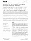 Research paper thumbnail of Sensitivity of leaf size and shape to climate: global patterns and paleoclimatic applications