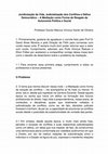 Research paper thumbnail of Juridicização da Vida, Judicialização dos Conflitos e Défice Democrático – A Mediação como Forma de Resgate da Autonomia Política e Social?