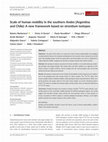 Research paper thumbnail of Scale of human mobility in the southern Andes (Argentina and Chile): A new framework based on strontium isotopes