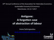 Research paper thumbnail of Antigone: A forgotten case of abstraction of labour