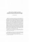 Research paper thumbnail of What Came First: the Obligation or the Belief? A Renaissance of Consensus Theory to Make the Normative Foundations of Customary International Law More Tangible