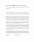 Research paper thumbnail of Sobre Ventura Rodriguez y sus criterios de intervencio arquitectónica en las preexistencias. Madrid, Real Academia de Bellas Artes de San Fernando, 2017, pp. 117-144. ISBN 978 84 451 3668 3