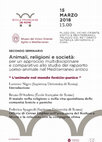 Research paper thumbnail of ATTENZIONE ORARIO MODIFICATO L'animale nel mondo punico (15 marzo, 15-17), Museo del Vicino Oriente, Egitto e Mediterraneo, La Sapienza Università di Roma