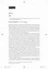 Research paper thumbnail of Review of: P. Cartledge, Democracy: A Life (Oxford, 2016).