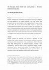 Research paper thumbnail of The European Social Model and social policies: a formative
institutional evaluation -- Modelo Social Europeo y políticas sociales: una evaluación formativa institucional