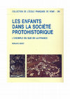 Research paper thumbnail of B. DEDET, Les enfants dans la société protohistorique : l'exemple du sud de la France