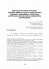 Research paper thumbnail of Gestão de recursos naturais e desenvolvimento local na zona costeira paraense: ordenamento territorial autoritário versus gestão democrática dos recursos