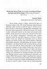 Research paper thumbnail of Book Review: Moshe Idel, Mircea Eliade. De la magie la mit [Beyond Magic and Myth with Mircea Eliade]