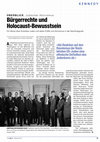 Research paper thumbnail of Deborah Dash Moore, “Jüdisher Aktivismus: Bürgerrechte und Holocaust-Bewusstsein,” Aufbau, nr. 10 (October 2013): 19-21