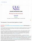 Research paper thumbnail of CLG Exclusive: The Inauguration of Trump and the Early Opposition to Trumpism