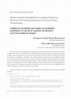 Research paper thumbnail of Needs Analysis in English for Academic Purposes: The Case of Teaching Assistants at the University of Khartoum