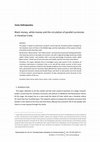 Research paper thumbnail of Black money, white money and the circulation of parallel currencies in Venetian Crete