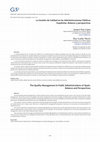 Research paper thumbnail of La Gestión de Calidad en las Administraciones Públicas Españolas. Balance y perspectivas / The Quality Management in Public Administrations of Spain. Balance and Perspectives