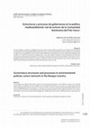 Research paper thumbnail of Estructuras y procesos de gobernanza en la política medio ambiental: red de actores en la Comunidad Autónoma del País Vasco / Governance structures and processes in environmental policies: actors network in the Basque Country