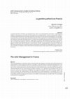 Research paper thumbnail of La gestión paritaria en Francia / The Joint Management in France