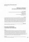 Research paper thumbnail of Gobernanza y evaluación: una relación potencialmente fructífera /  Governance and Evaluation: a potentially fruitful relationship