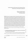 Research paper thumbnail of Metaevaluación del sistema de evaluación de las titulaciones universitarias en Andalucía / Metaevaluation of the system for evaluating Andalusian University Grades