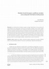 Research paper thumbnail of Modelo Social Europeo y políticas sociales: una evaluación formativa institucional / European Social Model and social policies: An institutional formative evaluation