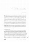 Research paper thumbnail of La Comisión Europea como intermediario en las redes de políticas públicas / The European Commission as network broker