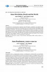 Research paper thumbnail of Anna Wierzbicka, Words and the World Анна Вежбицкая, слова и смыслы