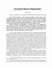 Research paper thumbnail of Greșește Banca Națională