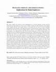 Research paper thumbnail of MANAGING STRESS IN A RECESSED ECONOMY: Implications for Bank Employees