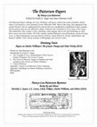 Research paper thumbnail of The Patterson Papers: Divining Tarot: Papers on Charles Williams's The Greater Trumps and Other Works