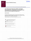 Research paper thumbnail of Iure Theutonico? German settlers and legal frameworks for immigration to Hungary in an East-Central European perspective