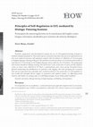 Research paper thumbnail of Principles of Self-Regulation in EFL mediated by Dialogic Tutoring Sessions