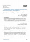 Research paper thumbnail of La política pública de transporte de viajeros: el caso de la Entidad Pública del Transporte de la Región de Murcia / The public politics of travelers’ transport: the case of the Public Entity of the Transport of the Region of Murcia