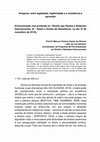 Research paper thumbnail of Antígona: entre legalidade, legitimidade e a resistência à opressão