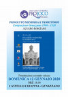 Research paper thumbnail of Presentazione [Published in: A. Ronzani, Progetto Memoria Territorio. Emigrazione Genazzano 1900-1920. La Chiesa della Madonna del Buon Consiglio nella Little Italy di Philadelphia -PA-USA, Quaderno 2, Genazzano 2019, 11-13].