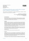 Research paper thumbnail of Las fuentes de información sobre el empleo público en España: revisión, diagnóstico y propuestas de cambio / The sources of information on public employment in Spain: review, diagnosis and proposals for change