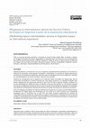 Research paper thumbnail of (Re)pensar la intermediación laboral del Servicio Público de Empleo en Argentina a partir de la experiencia internacional / (Re)thinking labour intermediation service in Argentina based on international experience