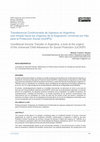 Research paper thumbnail of Transferencia Condicionada de Ingresos en Argentina: una mirada hacia los orígenes de la Asignación Universal por Hijo para la Protección Social (AUHPS) / Conditional Income Transfer in Argentina: a look at the origins of the Universal Child Allowance for Social Protection (UCASP)